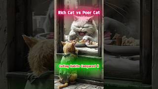 Helping a Hungry Cat Find Food catstory poorcat catlover [upl. by Whitelaw]