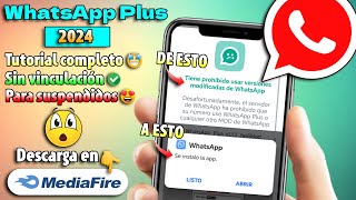 ✅ NUEVO WHATSAPP PLUS Ultima versión  SIN VINCULACIÓN  Ultimo Whatsapp Plus 2024 🤩 [upl. by Ekrub485]