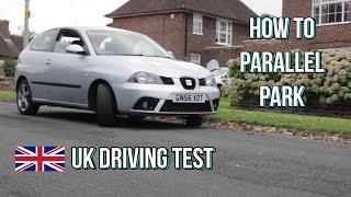 How to Parallel Park  The easy way UK Driving Test Manoeuvre [upl. by Trin]