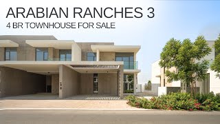 4 BEDROOM TOWNHOUSE FOR SALE IN DUBAI ARABIAN RANCHES 3 RUBA [upl. by Alys]