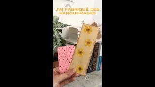 J’ai fabriqué des marquepages 🔖 [upl. by Demmy875]