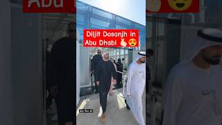 Diljit Dosanjh in Abu Dhabi United Arab Emirates 🇦🇪🫰🏻😍 diljitdosanjh uae shorts trending [upl. by Romina]