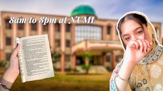 8am to 8pm at NUML ISLAMABAD as an IT Student  Toughest day of week  Pakistani Vlogger [upl. by Acinorehs846]