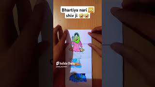 funny Art Story paper folding drawing comedy video art paperfolding funny AtoZartstudio [upl. by Nnaeilsel]