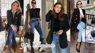 CÓMO VESTIR ELEGANTE CON JEANS ESTA ES LA MANERA CORRECTA DE LLEVAR JEANS ESTILO CLÁSICO ELEGANTE [upl. by Nomaj]