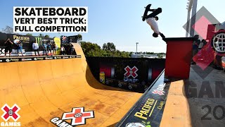 Pacifico Skateboard Vert Best Trick FULL COMPETITION  X Games 2021 [upl. by Tiat]