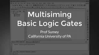 Multisiming Basic Logic Gates [upl. by Burleigh]