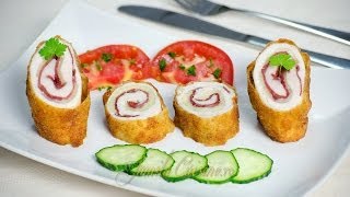 Cordon bleu de pui  JamilaCuisine [upl. by Tarkany]