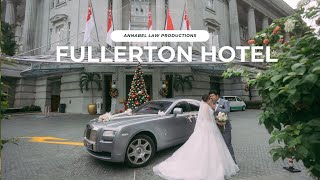 Wedding at Fullerton Hotel updated 2024 Singapore Wedding Photography [upl. by Enelyw]