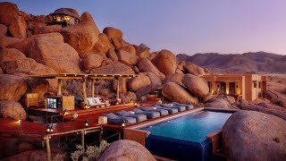 Zannier Hotels Sonop  INSANE luxury lodge in Namibias desert full tour [upl. by Assilav]