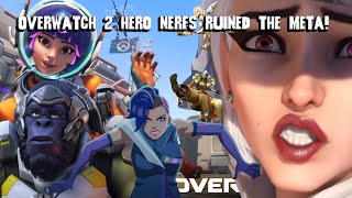 Overwatch 2 Hero Nerfs RUINED the Meta Is Your Main Useless Now overwatch2 shorts [upl. by Attolrac]