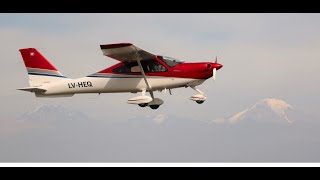 Cruzando el avión a Zarate  Argentina  Tecnam P2010 [upl. by O'Neil]