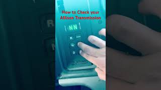 How to check Allison Transmission Cumminsfreightliner [upl. by Sasha]