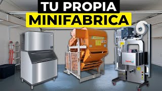 Pequeñas Ideas de Negocio Rentables 2024  Maquinas para INICIAR tu MINI FABRICA [upl. by Mini]