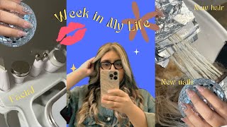 Week in my life  new hair  new nails  wedding season 💅🏻🪩 💇‍♀️ [upl. by Aubrette]