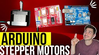 How to Control Stepper Motors with Arduino using a GRBL CNC Shield [upl. by Nert35]