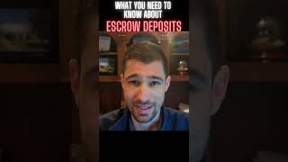 The TRUTH about Escrow Deposits [upl. by Annehs]