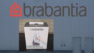 Unboxing Brabantia Ironing Board Hanger and Iron Store Wall Bracket [upl. by Eisnil]