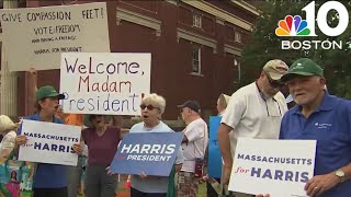 VP Kamala Harris holds fundraiser in western Massachusetts [upl. by Ameg]