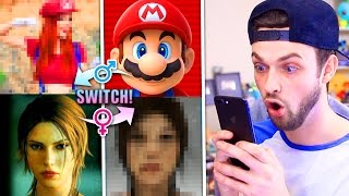 What will Video Game Characters look like GENDER SWITCHED 👦🏻🔄👩🏻 FaceApp [upl. by Ecniuq]