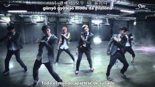 EXO  Growl MV Korean Ver Sub Español  Hangul  Romanización [upl. by Elehcim277]