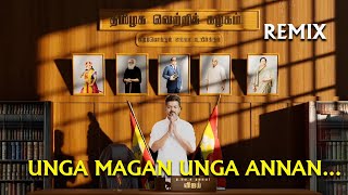 Unga Magan Unga Annan  Tamilaga Vettri Kazhagam  Vijay [upl. by Llevart]