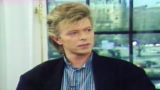 David Bowie interview after secret Stockholm gig 1987 [upl. by Jedd]