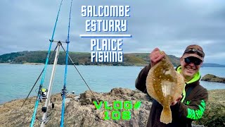 Sea Fishing Uk  Spring Plaice Fishing  Salcombe Estuary  Vlog108 [upl. by Arorua]