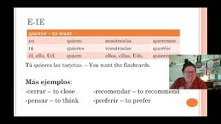 21 StemChanging Verbs [upl. by Ennaimaj]