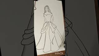 How to draw a Girl with Fashion dress  Drawing  Pencil Sketch for beginners Girl drawing easy [upl. by Allertse356]