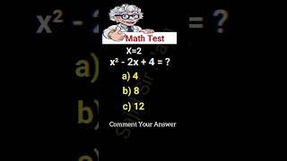 Math Test 👇 Comment Answer maths [upl. by Morissa]