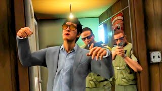 GTA V Cops Attack Me In CutScene Hilarious [upl. by Bonilla]