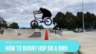 How To Bunny Hop On A BMX Bike [upl. by Odlaw89]