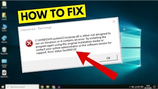 How to Fix the Bad Image 0xc000012f Error in Windows 1011 [upl. by Ardnohsal538]