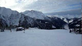 Mayrhofen Ahorn Ski Run HD [upl. by Weinstein787]