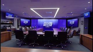 Crestron Case Study New York Football Giants Draft Room [upl. by Herta361]