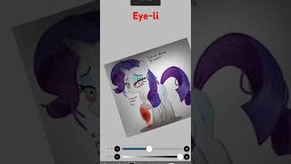 eyeli mlp infection au mlpinfection mlp infection horror rarity mlphorror mehvi2012 [upl. by Oxley107]