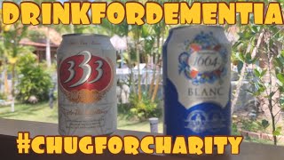 PJT vs M chugforcharity drinkfordementia Kronenbourg Blanc 1664 333 its Personal [upl. by Esmeralda493]