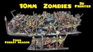 Painting 10mm Zombies for warmaster miniaturepainting warmaster forestdragon wargaming [upl. by Enyawed]