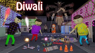 Gulli Bulli In Diwali  Diwali Ke Patakhe  Happy Diwali  Gulli Bulli  Make Joke Of Horror [upl. by Ymarej]