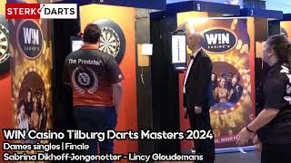 🎯WIN Casino Tilburg Darts Masters 2024  Dames singles  Sabrina Jongenotter  Lincy Gloudemans [upl. by Shakespeare963]