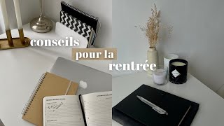 Conseils pour préparer ta rentrée [upl. by Oniram964]