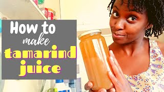 How to make tamarind mkwaju juice  Doris Wanjiku [upl. by Ahsenom]