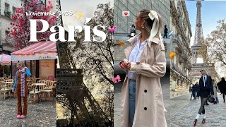 ✈️Vlog PARÍS 🥐Noviembre 2023 💌 Mi vida en vlogs✨ [upl. by Adiuqal480]