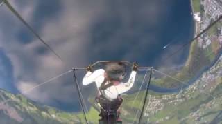 Hang glider Collapse [upl. by Kcirtemed]