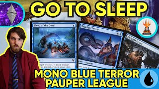 TROPHY with Tier 1 Terror Mono Blue Terror MTG Pauper Gameplay [upl. by Carney]