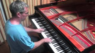 Badinerie Bach  Solo Piano  Paul Barton FEURICH 218 grand piano [upl. by Allenrad289]