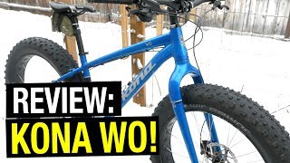 Review Kona Wo Fat Bike [upl. by Adnaval]