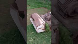 How to mow the lawn with grass cutting machine mowinggrass mowing grasscuting [upl. by Ilesara]