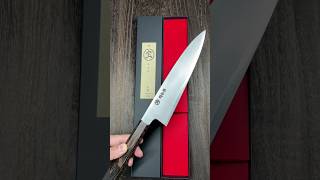 Sakai Takayuki SANPOU Model White 2 steel Chefs Knife Gyuto 210mm with Wenge Handle [upl. by Eelak737]